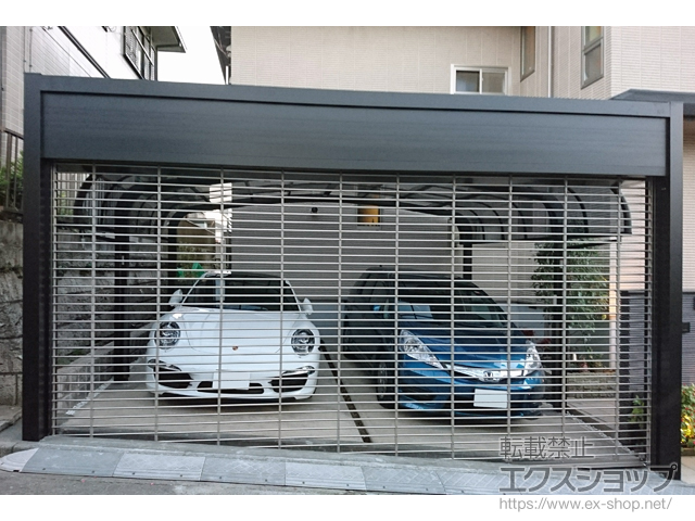 神奈川県藤沢市のLIXIL リクシル（トステム）のカーポート テールポートシグマIII ワイド 積雪〜20cm対応 施工例