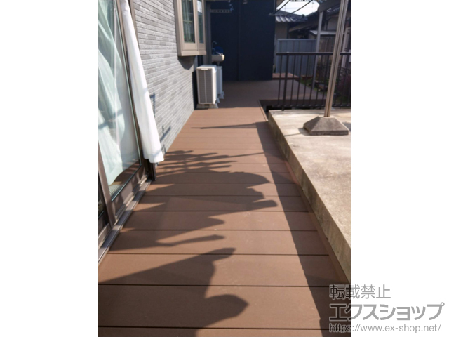 福岡県北九州市ののウッドデッキ リウッドデッキ 200 施工例