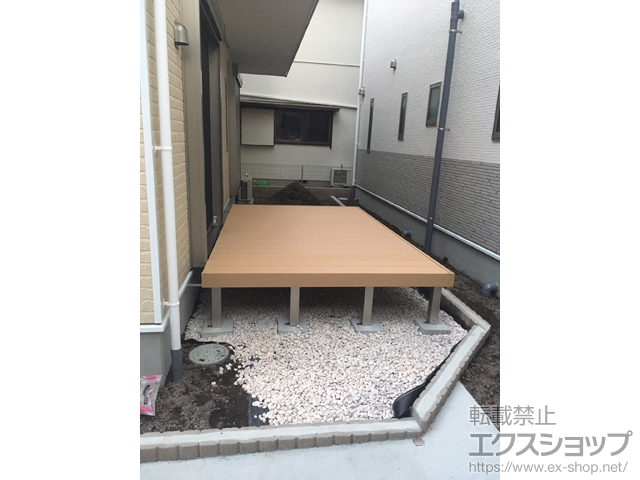 静岡県沼津市ののウッドデッキ リウッドデッキ 200 施工例