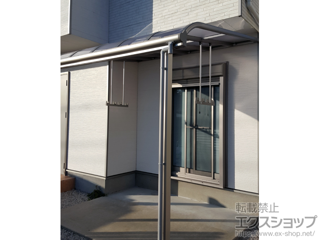 福岡県古賀市ののテラス屋根 ヴェクターテラス R型 テラスタイプ 単体 積雪〜20cm対応 施工例