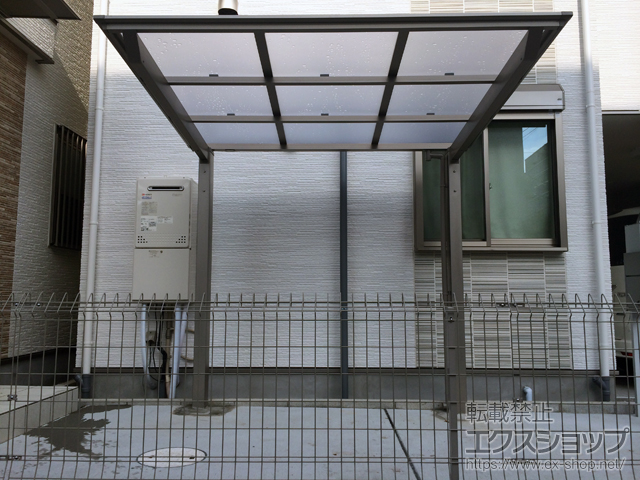 千葉県市川市ののフェンス・柵 メッシュフェンス G10-R 自由柱 施工例