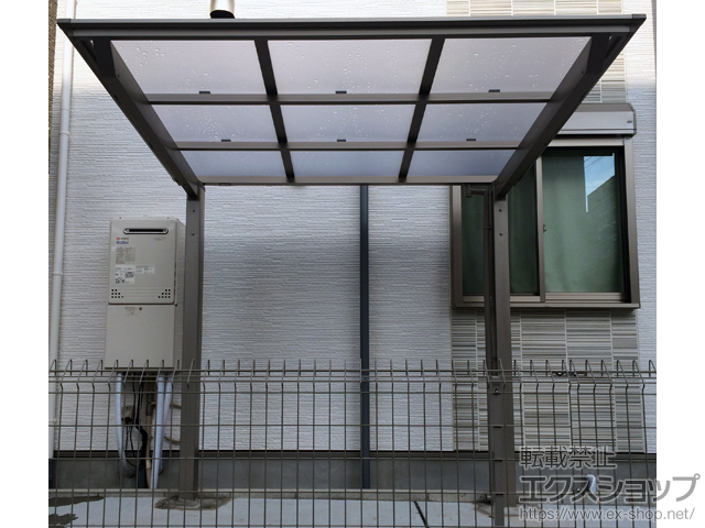 千葉県市川市ののサイクルポート・駐輪場 ネスカFミニ (フラットスタイル) 積雪〜20cm対応 施工例