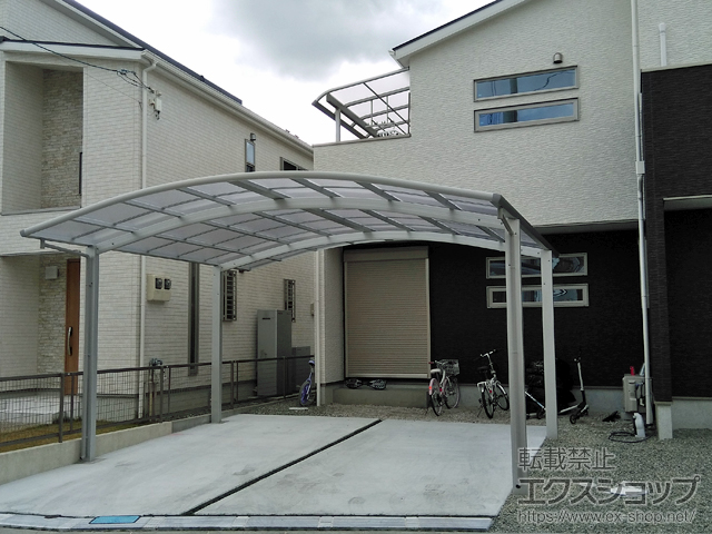 兵庫県川辺郡猪名川町ののカーポート レイナツインポートグラン　積雪〜20cm対応 施工例
