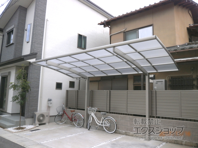 京都府長岡京市ののカーポート プレシオスポート 積雪〜20cm対応 施工例