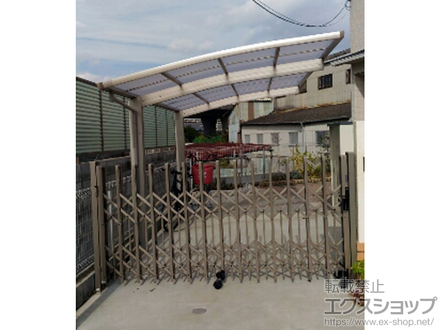 大阪府堺市ののカーポート プレシオスポート 積雪〜20cm対応 施工例