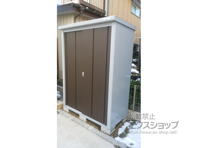 埼玉県草加市のの物置・屋外倉庫 ロータス LS-1307 一般型 1320×700×1800 LS-1307-CB 施工例