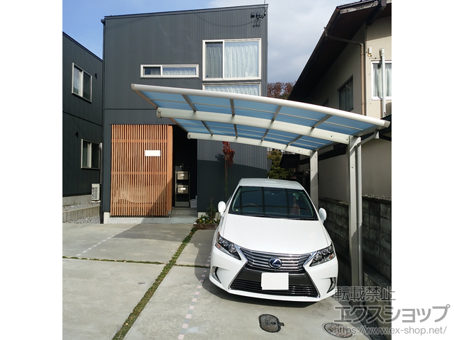 長野県長野市ののカーポート レイナポートグラン　積雪〜20cm対応 施工例