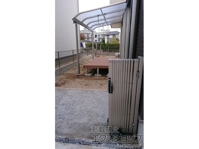 福岡県北九州市ののウッドデッキ マージウッドデッキ 施工例