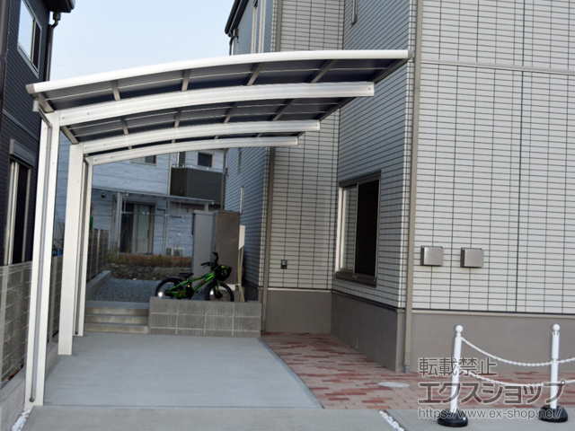 京都府木津川市ののカーポート レイナポートグラン 延長　積雪〜20cm対応 施工例