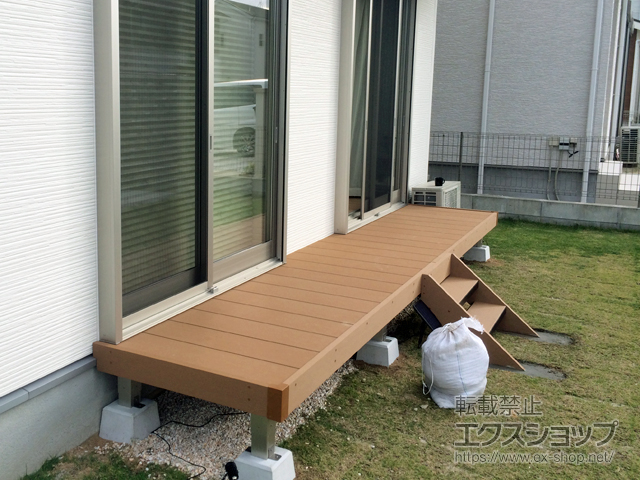 佐賀県鳥栖市ののウッドデッキ リウッドデッキ 200 施工例