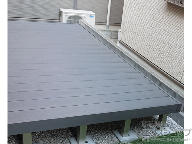 埼玉県新座市ののウッドデッキ リウッドデッキ 200 施工例