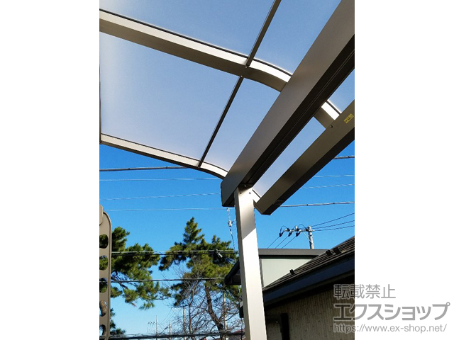 東京都練馬区ののバルコニー・ベランダ屋根 スピーネ R型 屋根タイプ 単体 積雪〜20cm対応 施工例