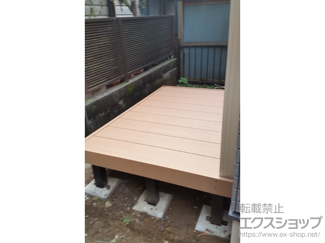 神奈川県横浜市ののウッドデッキ マージウッドデッキ 施工例