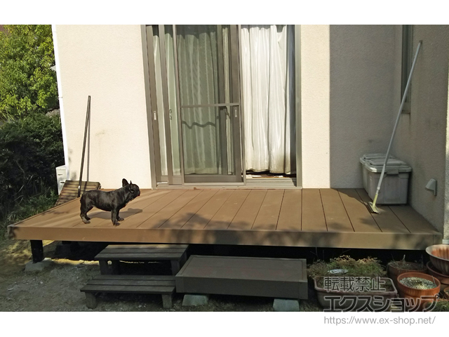 京都府相楽郡精華町ののウッドデッキ リウッドデッキ 200 施工例