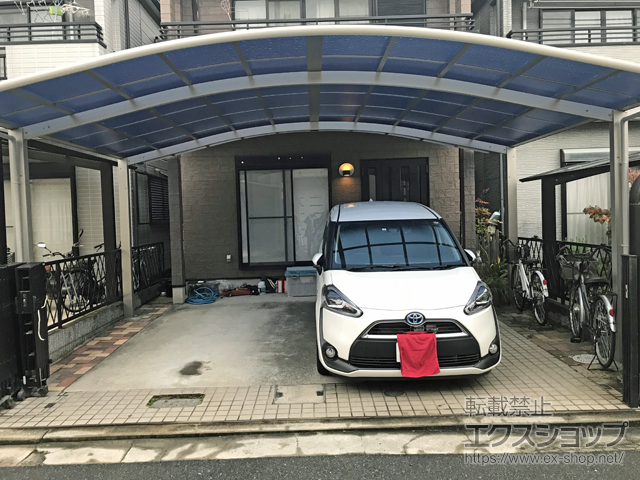 大阪府堺市ののカーポート レイナツインポートグラン　積雪〜20cm対応 施工例