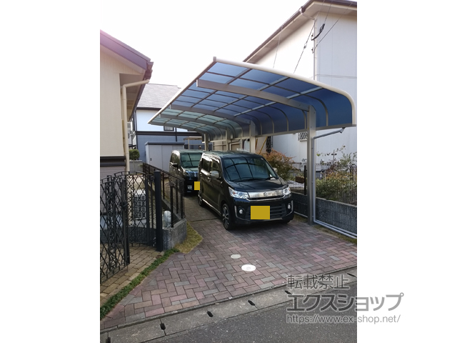 福岡県小郡市ののカーポート レイナキャップポートグラン　積雪〜20cm対応 施工例