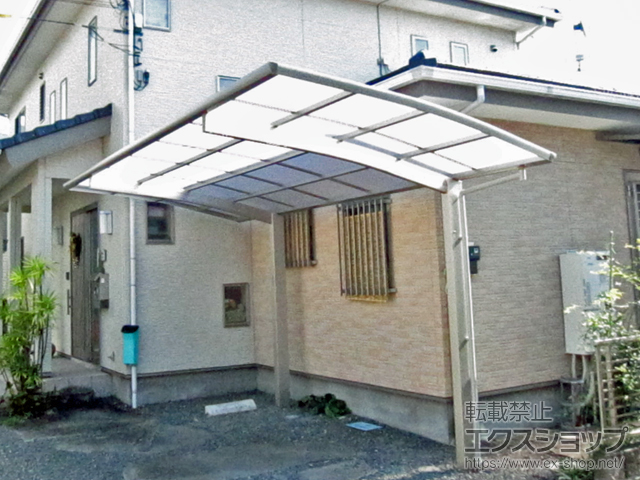 静岡県富士宮市ののカーポート プレシオスポート 積雪〜20cm対応 施工例