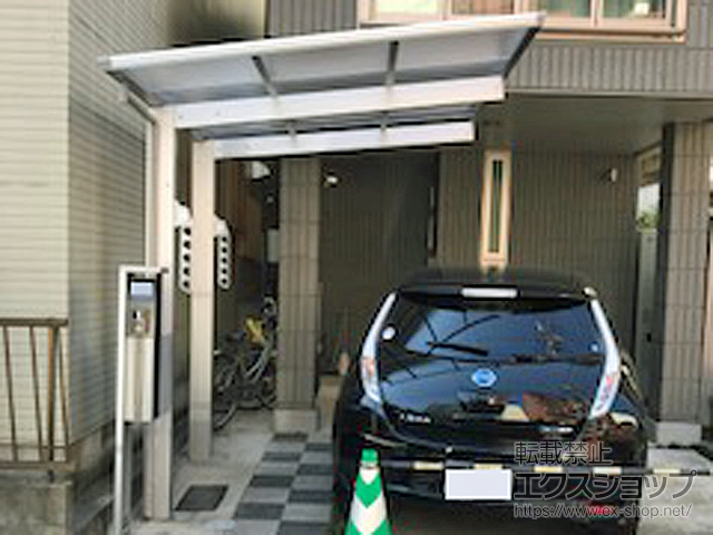 福岡県福岡市ののサイクルポート・駐輪場 エフルージュグランミニ 積雪〜20cm対応 施工例