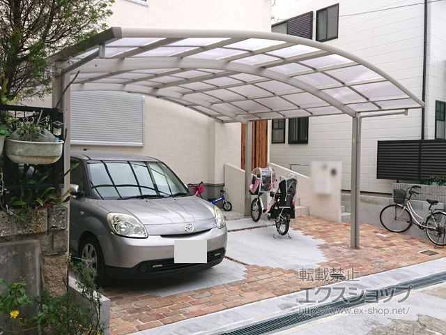 兵庫県神戸市ののカーポート レイナツインポートグラン　積雪〜20cm対応 施工例