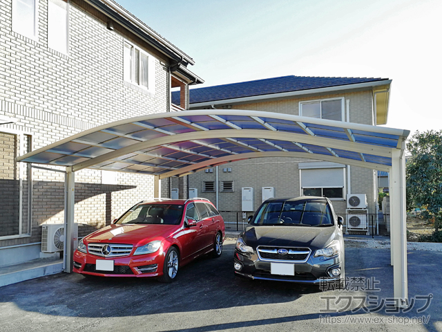 群馬県高崎市ののカーポート レイナツインポートグラン　積雪〜20cm対応 施工例