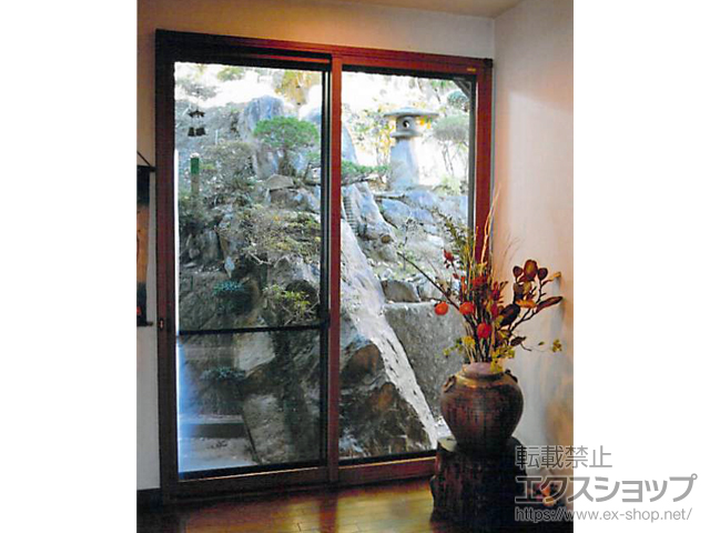 福島県石川郡浅川町のの二重窓（内窓） インプラス ダストバリア仕様 引違い窓 2枚建 施工例