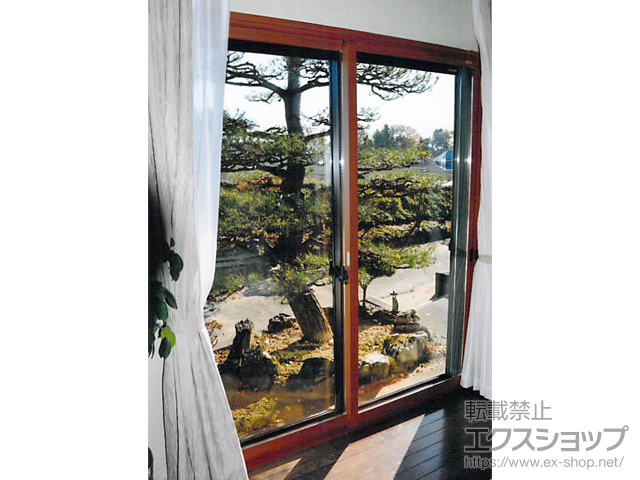 福島県石川郡浅川町のの二重窓（内窓） インプラス ダストバリア仕様 引違い窓 2枚建 施工例