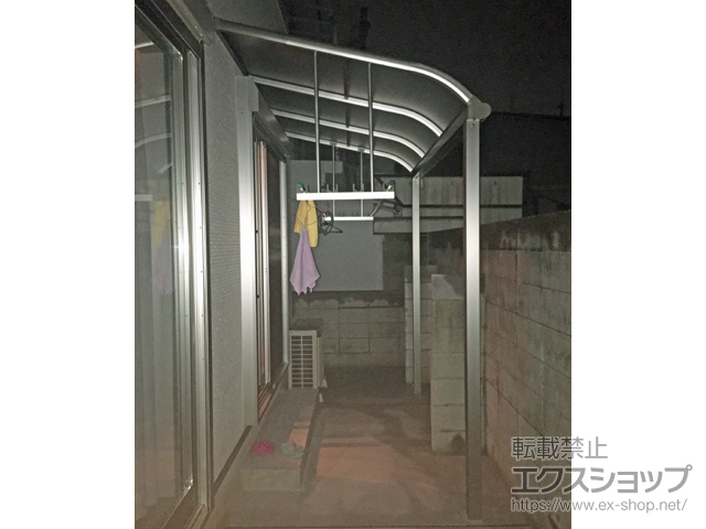 大阪府大阪市ののテラス屋根 ヴェクターテラス R型 テラスタイプ 単体 積雪〜20cm対応 施工例