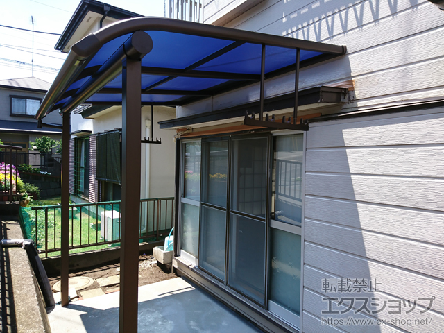 神奈川県横浜市ののテラス屋根 ヴェクターテラス R型 テラスタイプ 単体 積雪〜20cm対応 施工例