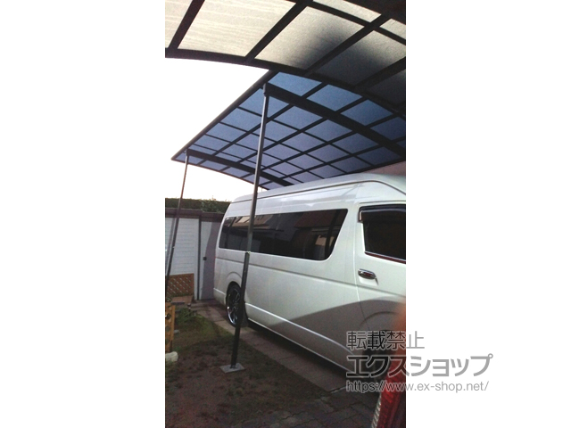 山口県下関市ののカーポート レイナポートグラン　積雪〜20cm対応 施工例