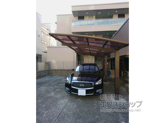 大阪府大阪市ののカーポート レイナポートグラン 延長　積雪〜20cm対応 施工例