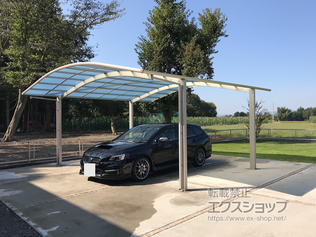 茨城県小美玉市ののカーポート レイナツインポートグラン　積雪〜20cm対応 施工例