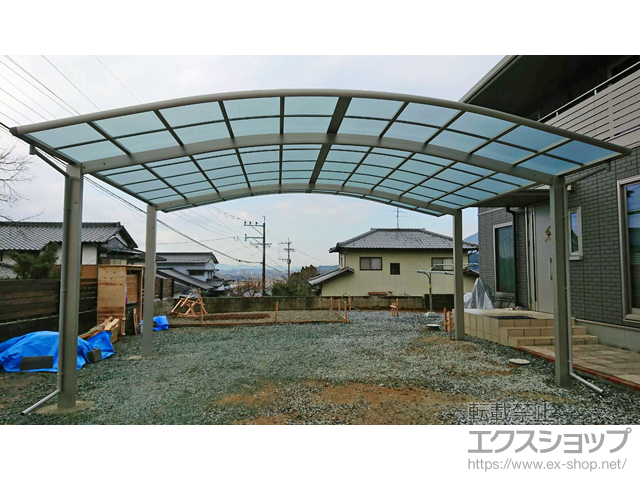 福岡県宗像市ののカーポート レイナツインポートグラン　積雪〜20cm対応 施工例