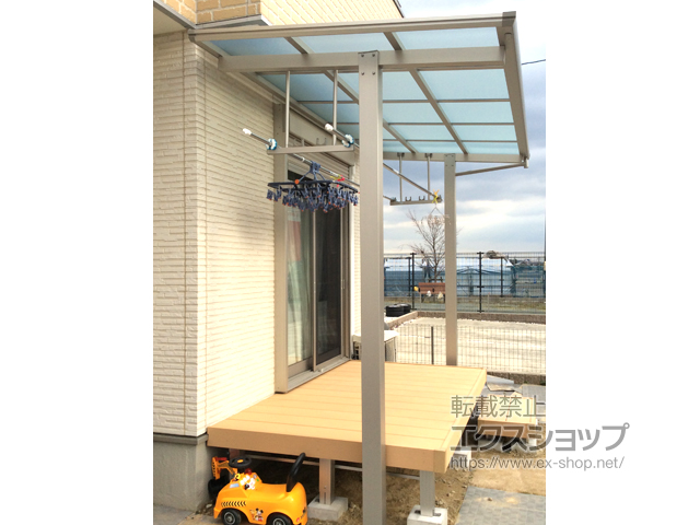 三重県津市ののウッドデッキ リウッドデッキ 200 施工例