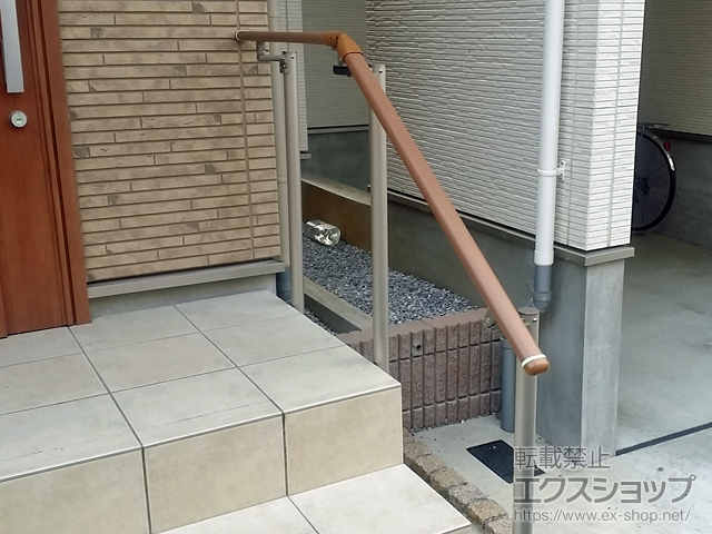 東京都荒川区のの手すり パルトナーUDフェンス1型(手すり) 笠木のみタイプ 施工例