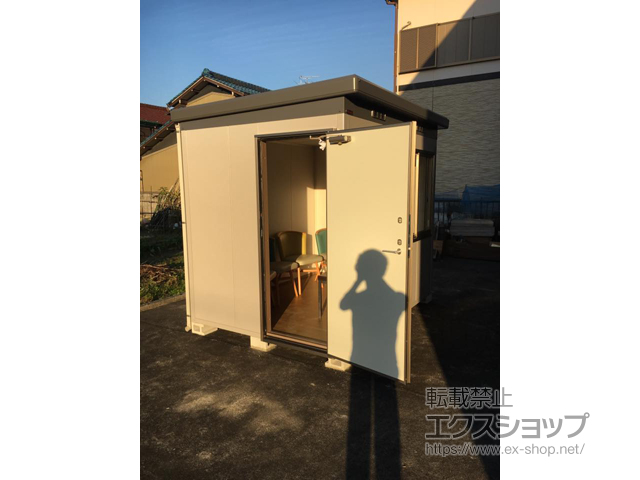 愛知県一宮市のの物置・屋外倉庫 ナイソーGMタイプ 一般型 2460×1880×2270 SMK-47SGM 施工例