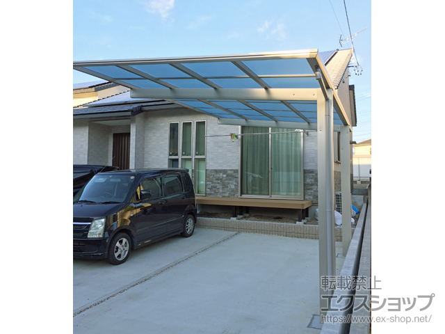 岐阜県関市ののカーポート エフルージュグラン　積雪〜20cm対応 施工例