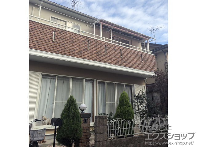 埼玉県和光市ののバルコニー・ベランダ屋根 ヴェクターテラス R型 屋根タイプ 単体 積雪〜20cm対応 施工例