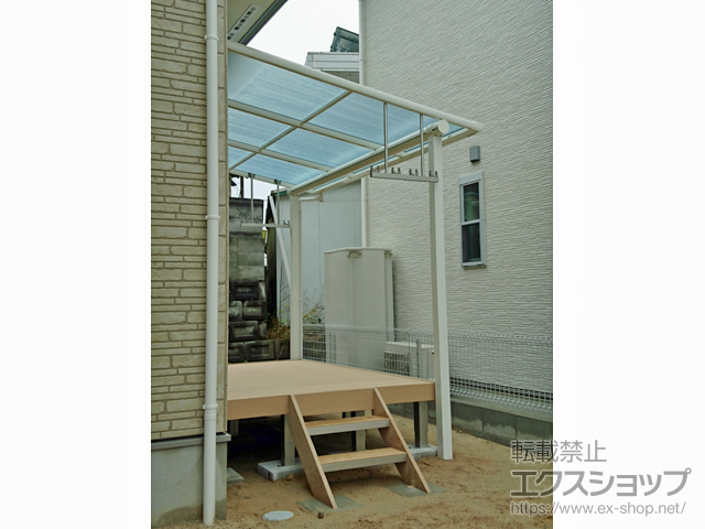 広島県東広島市ののウッドデッキ リウッドデッキ 200 施工例