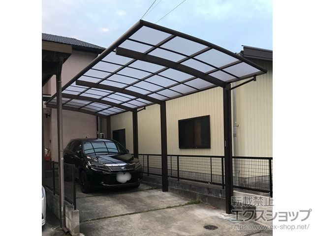 愛知県豊田市ののカーポート レイナポートグラン 縦連棟　積雪〜20cm対応 施工例