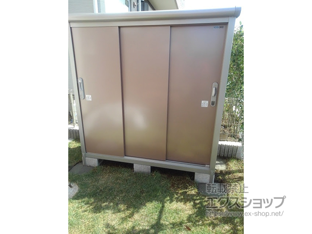 千葉県印西市のの物置・屋外倉庫 エスモ 一般型 1497×520×1501 ESE-1505E-MR 施工例