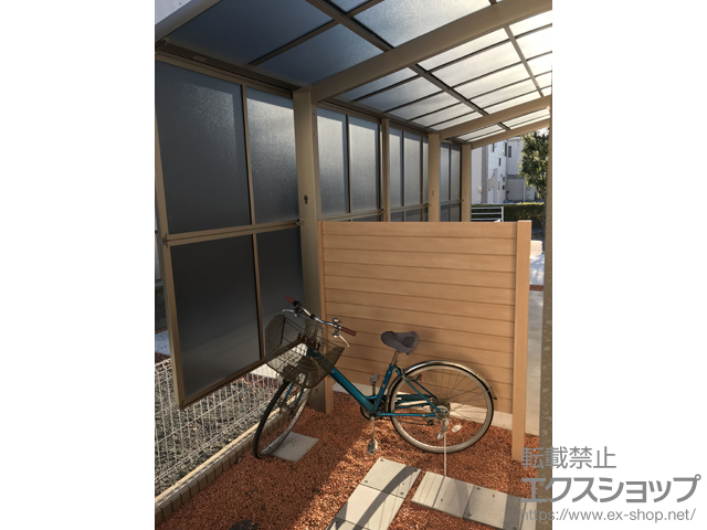 静岡県静岡市ののカーポート ネスカR (ラウンドスタイル) 延長 積雪〜20cm対応 施工例