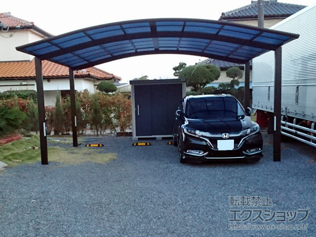 茨城県神栖市ののカーポート レイナツインポートグラン　積雪〜20cm対応 施工例