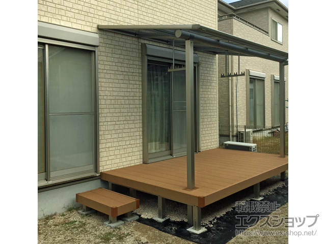 福岡県太宰府市ののウッドデッキ リウッドデッキ 200 施工例