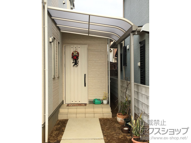 千葉県柏市ののテラス屋根 ヴェクターテラス R型 テラスタイプ 単体 積雪〜20cm対応 施工例