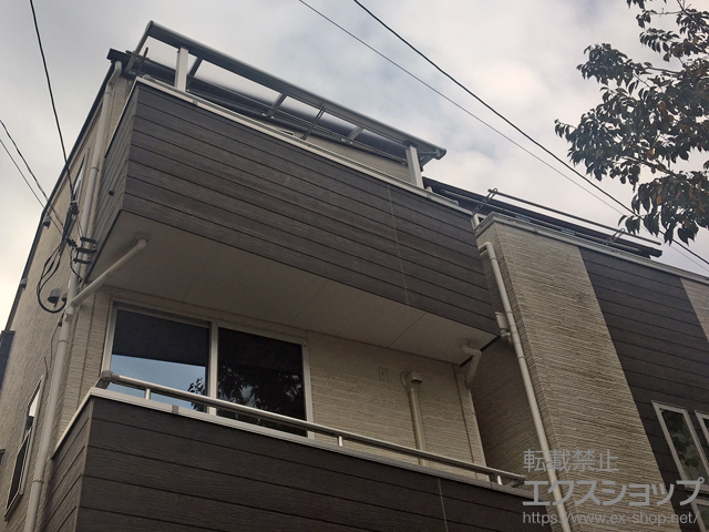 東京都品川区ののテラス屋根 ヴェクターテラス F型 テラスタイプ 単体 積雪〜20cm対応 施工例