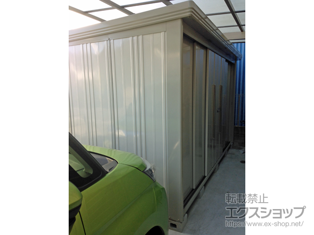 愛知県名古屋市のの物置・屋外倉庫 Mr.ストックマンダンディ 一般型 3600×1590×2110 ND-3615-Y-W 施工例