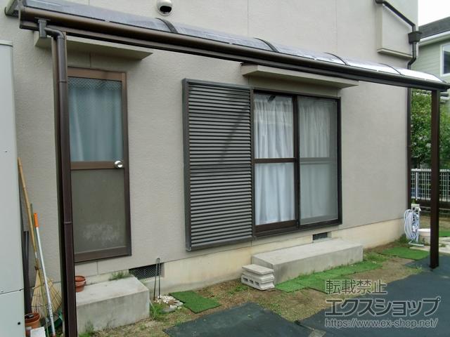 大阪府南河内郡太子町ののテラス屋根 ヴェクターテラス R型 テラスタイプ 単体 積雪〜20cm対応 施工例
