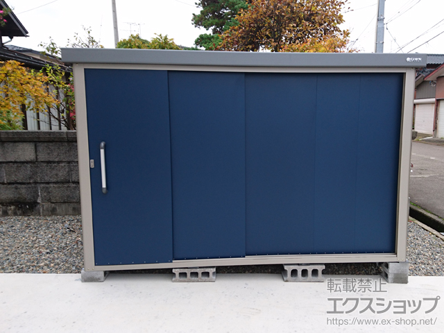 新潟県長岡市のの物置・屋外倉庫 エスケーエイト SK8S-180 多雪型 3000×2000×1940 SK8S-180-SB 施工例