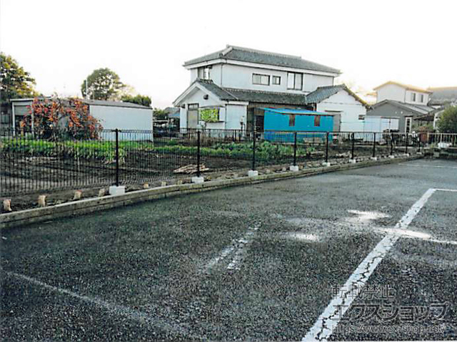 埼玉県さいたま市ののフェンス・柵 メッシュフェンス M0 間仕切り施工 施工例