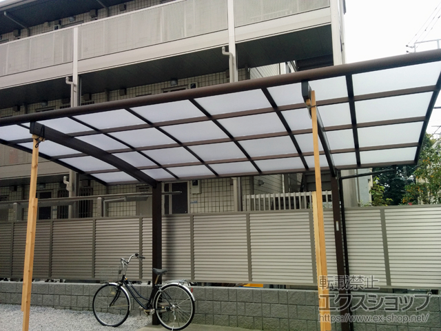 東京都足立区ののカーポート プレシオスポート 積雪〜20cm対応 施工例